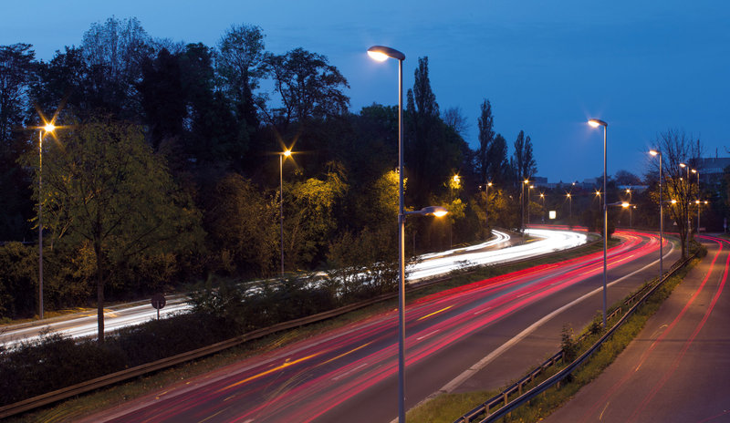 It has to be bright enough for vehicle drivers and pedestrians to optimally find their way and for preventing crime.