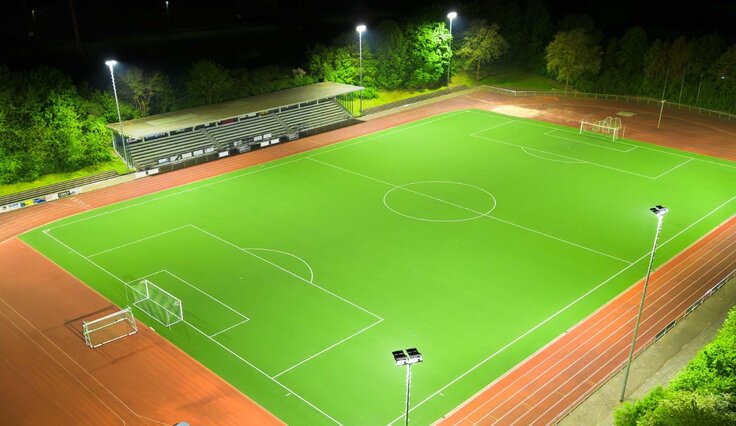 LED refurbishment of sports fields