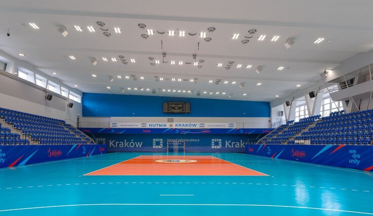 LED-Sporthallenbeleuchtung in Krakau